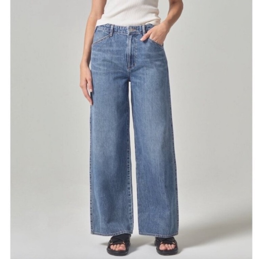 Citizens of Humanity Paloma Wide‎ Leg Utility Trouser Jeans size 28